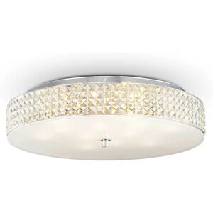 Roma - 12 Light Large Flush Ceiling Light Chrome, G9 - Ideal Lux