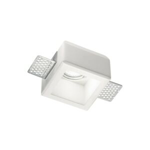 Samba - Indoor Plaster In Recessed Ceiling Lamp 1 Light White, GU10 - Ideal Lux