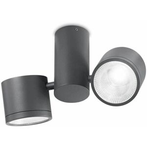 Ideal Lux - Anthracite ceiling lamp sunglasses 2 bulbs