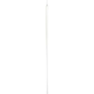 IDEAL LUX White ultrathin pendant light 1 bulb