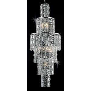 28-IMPEX Chandelier New Chrome ampoules 85cm