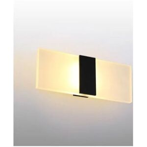 Denuotop - Indoor Wall Lamp 6W Warm Light Brushed Black Indoor Wall Lamp ac 85-265(V), Modern Acrylic Light for Hallway, Bedroom, Staircase,