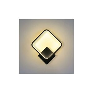 Héloise - Rose-Wall Lights Indoor Living Room led Square Wall Lights Modern Indoor Lighting Fixtures Wall Sconces for Bedroom Hallway Corridor, Black