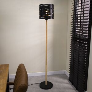 FURNWISE Industrial Floor Lamp Freckle Black - Black