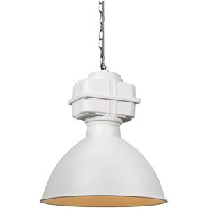 QAZQA Industrial hanging lamp small matt white - Sicko - White