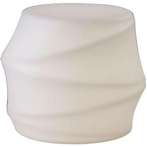 INSPIRED LIGHTING Inspired Clearance - Bambu Short Pot No Light Outdoor, Opal White