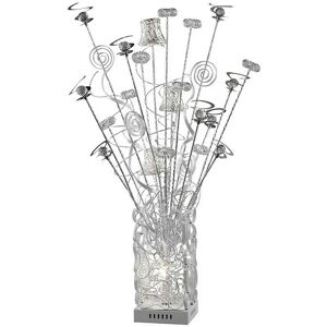 INSPIRED LIGHTING Inspired Clearance - (dh) Koil Table Lamp 4 Light G4 Aluminium/White/Crystal, not led/cfl Compatible