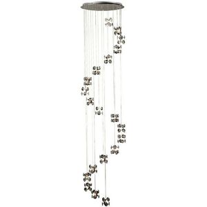 INSPIRED LIGHTING Inspired Clearance - Nico Pendant 20 Light G4 Polished Chrome/Crystal