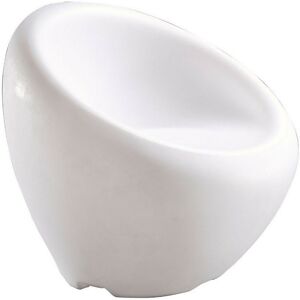 INSPIRED LIGHTING Inspired Clearance - Pao Chair Round No Light Outdoor, Opal White