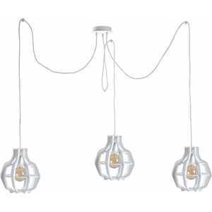 KETER LIGHTING Keter Bento Cluster Pendant Ceiling Light Small White, 3x E27