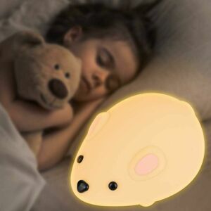 Hoopzi - Kids Night Light led Baby Night Light usb Rechargeable Silicone Night Light Lamp with Control