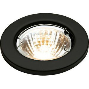 Matt Black Downlight with Bridge, 12V 50W - Knightsbridge