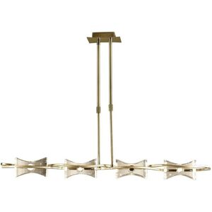 INSPIRED LIGHTING Inspired Mantra - Kromo - Telescopic 4 Light G9 Line, Antique Brass