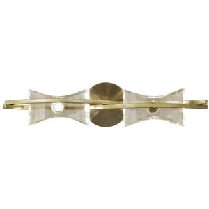 INSPIRED LIGHTING Inspired Mantra - Kromo - Wall Lamp Switched 2 Light G9, Antique Brass