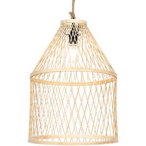 QAZQA Rural outdoor hanging lamp rattan 40x55 cm - Calamus - Naturel