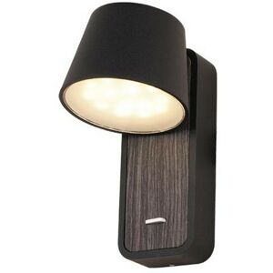 ZAMBELIS Larissa Kermen Sconce Wall Lamp 7W 3000K Black Wood