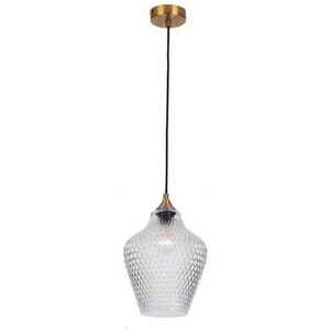 ZAMBELIS Larissa Piraeus Dome Ceiling Pendant Light 1x E27 Clear Class