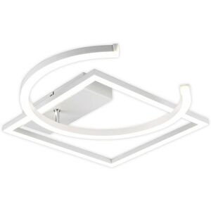 Ceiling Light Coljana dimmable (modern) in White made of Aluminium for e.g. Living Room & Dining Room from Lindby white matt