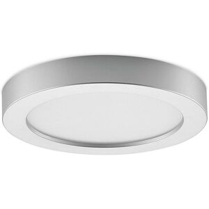 Ceiling Light Edwina dimmable (modern) in Silver made of Aluminium for e.g. Bathroom (1 light source,) from Prios silver, white