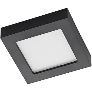 Ceiling Light Alette dimmable (modern) in Black made of Aluminium for e.g. Bathroom (1 light source,) from Prios black, white