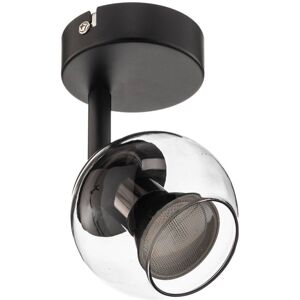 Ceiling Light Samika (modern) in Black made of Metal for e.g. Living Room & Dining Room (1 light source, GU10) from Lindby smoke grey, black