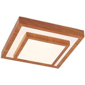 Ceiling Light Tiril (modern) in Brown made of Metal for e.g. Office & Workroom (1 light source,) from Lindby light wood, white