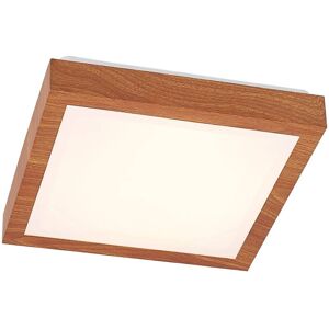 Ceiling Light Vaino (modern) in Brown made of Plastic for e.g. Office & Workroom (1 light source,) from Lindby light wood, white