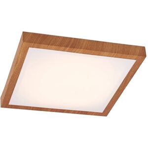 Ceiling Light Vaino (modern) in Brown made of Plastic for e.g. Office & Workroom (1 light source,) from Lindby light wood, white