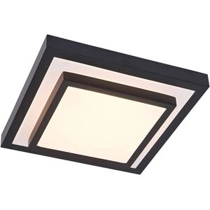 Ceiling Light Vilho (modern) in Black made of Plastic for e.g. Office & Workroom from Lindby matt black, white