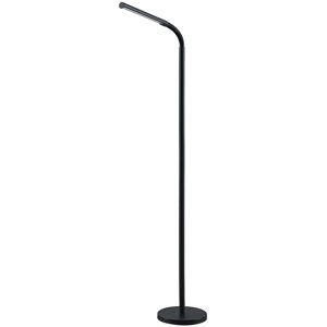 Floor Lamp Romila (modern) in Black made of Metal for e.g. Office & Workroom (1 light source,) from Lindby black