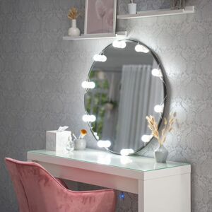 Valuelights - led Hollywood Bulb Strip Lights Stick On Vanity Make Up Above Mirror Lighting