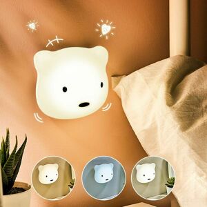 HOOPZI Led Night Light for Kids, 3M Night Light for Bedroom, Touch Baby Light, Bedside Lamp with Yellow, White Light and Touch Switch, Night Light for