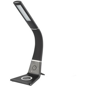 BIARD Led Table Desk Lamp Dimmable Bedside Reading Light & Wireless Phone Charger - Black