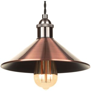 Litecraft - Ciana Light Shade Small Fisherman Easy Fit Lampshade - Antique Copper