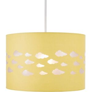 Litecraft - Glow Light Shade 30cm Easy Fit Clouds Lampshade - Ochre