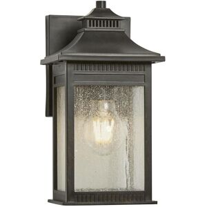 Elstead - Livingston - 1 Light Small Wall Lantern - Imperial Bronze Finish, E27