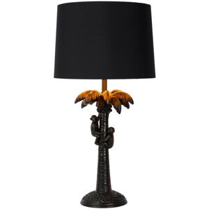 Lucide - extravaganza coconut - Table Lamp - Ø30.5cm- 1xE27 - Black