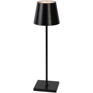 Lucide JUSTIN - Table Lamp Outdoor - Ø11cm - LED Dim. - 1x2,2W 3000K - IP54 - 3 StepDim - Black