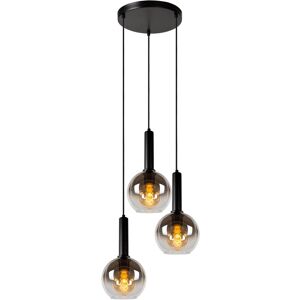 Marius - Cluster Pendant Light - Ø48.5cm- 3xE27 - Black - Lucide