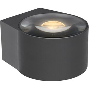 Rayen - Up Down Wall Spotlight Bathroom - led - 1x12W 3000K - IP65 - Black - Lucide