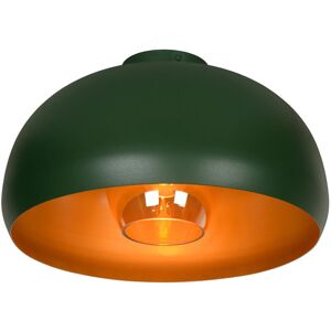 Sharan - Flush Ceiling Light - Ø38cm - 1xE27 - Green - Lucide