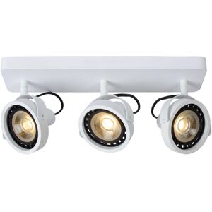 Lucide TALA LED - Ceiling Spotlight Bar - LED Dim to warm - GU10 - 3x12W 2200K/3000K - White