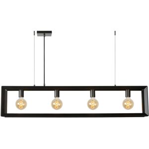 Thor - Bar Pendant Light - 4xE27 - Grey iron - Lucide