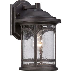 Elstead - Marblehead - 1 Light Small Wall Lantern - Palladian Bronze Finish, E27