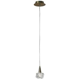 INSPIRED LIGHTING Inspired Mantra - Maremagnum - Ceiling Pendant 1 Light G9, Antique Brass