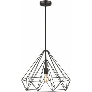 SPRING LIGHTING Telford 1-Light Matte Black Pendant