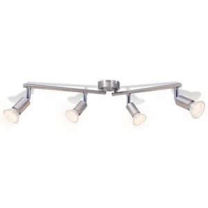 Berkfield Home - Mayfair Ceiling Lamp with 4 led Spotlights Satin Nickel