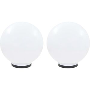 Berkfield Home - Mayfair led Bowl Lamps 2 pcs Spherical 40 cm pmma