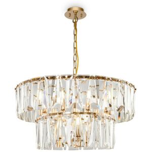 Modern - Puntes Modern Puntes 2 Tier 12 Light Gold Pendant Ceiling Light - Maytoni