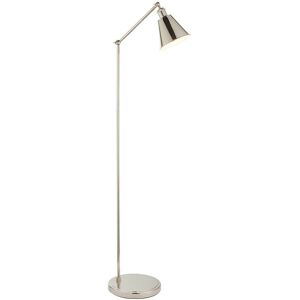 Brescia Task Floor Lamp, Bright Nickel Plate - Merano